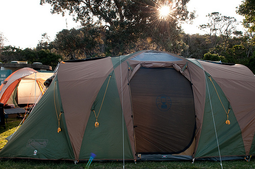 Tent at Sunset